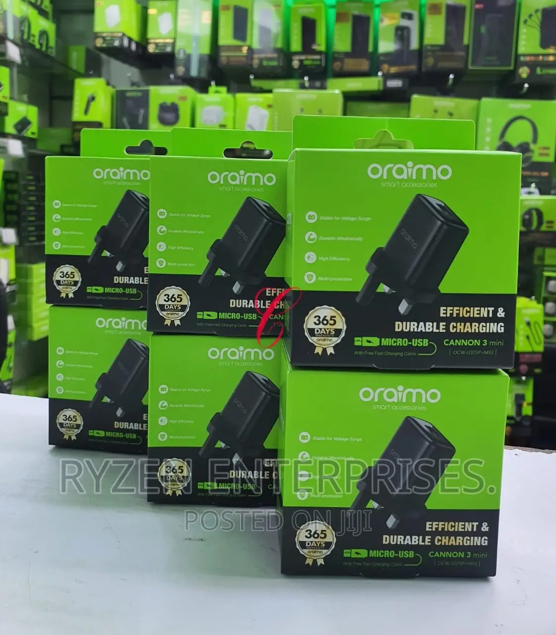 Oraimo Charger/ 6w With Micro USB Cable/ Oraimo Charger