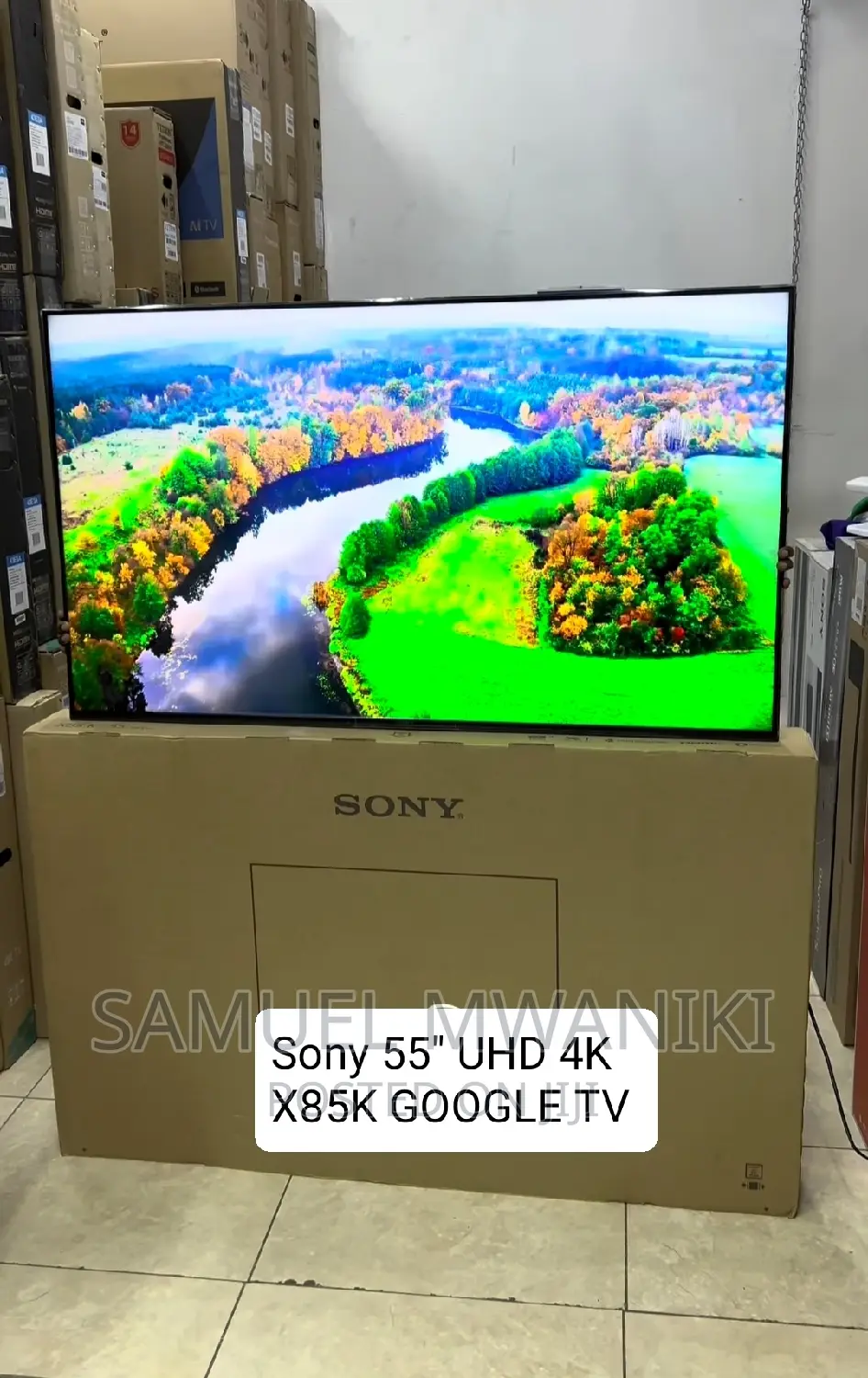 Sony 55" X85K Smart UHD GOOGLE TV X-Reality Pro, HDR10+