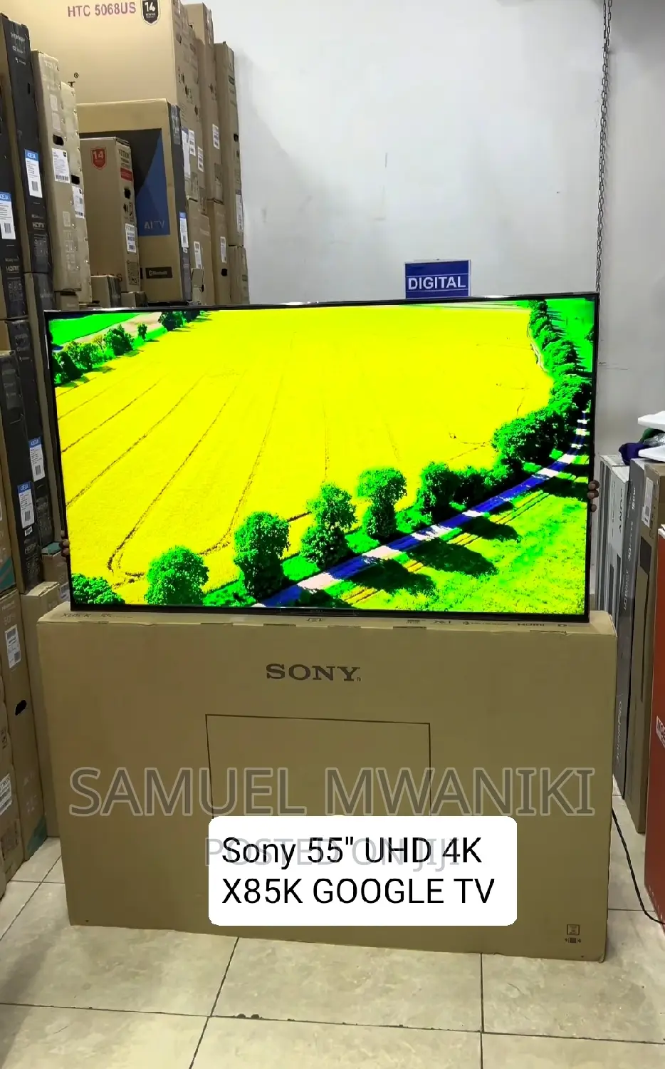 Sony 55" X85K Smart UHD GOOGLE TV X-Reality Pro, HDR10+