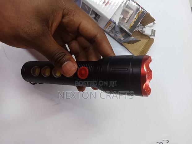 Flashlight, Metallic Torch, Cob Light - thumbnail 2