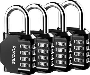 4 Digit Multi-Purpose Combination Padlock - thumbnail 2