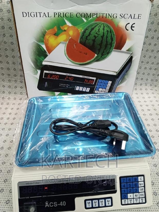 Digital Price Computing Scale ACS-40 Without Arm - main view