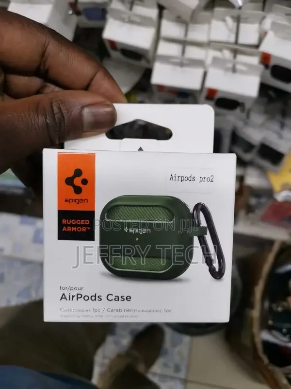 Airpods Pro2 Spigen Hard Case Green