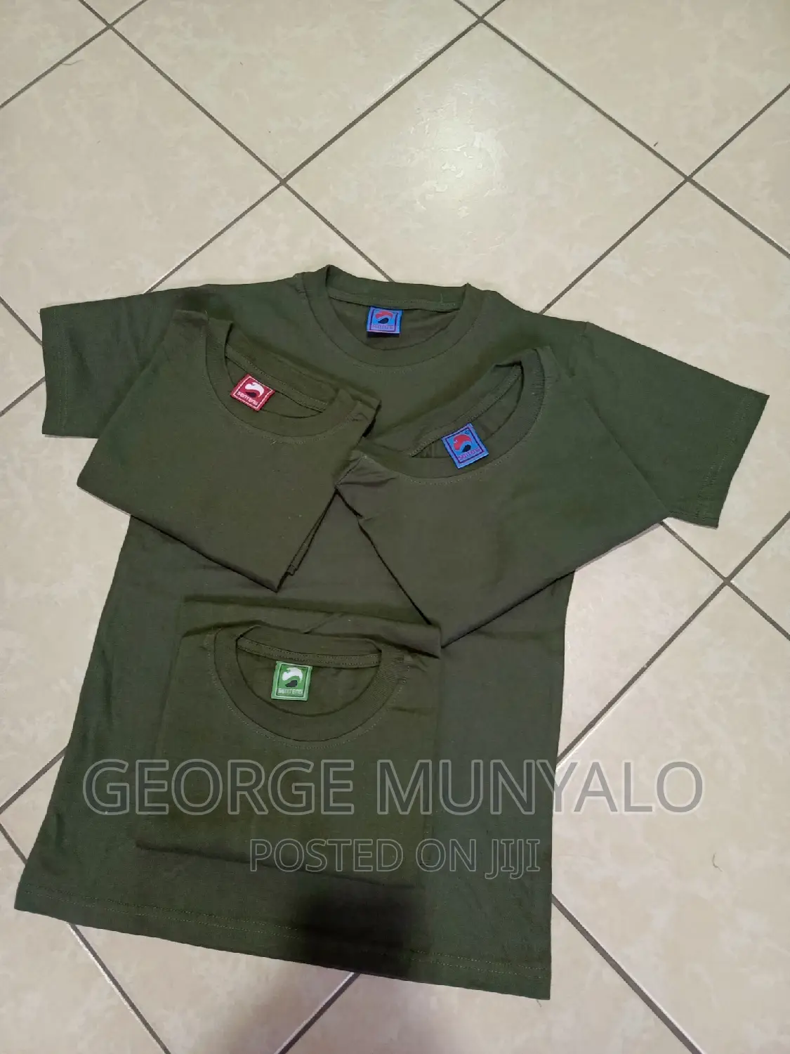 Round Neck Jungle Green T-Shirts