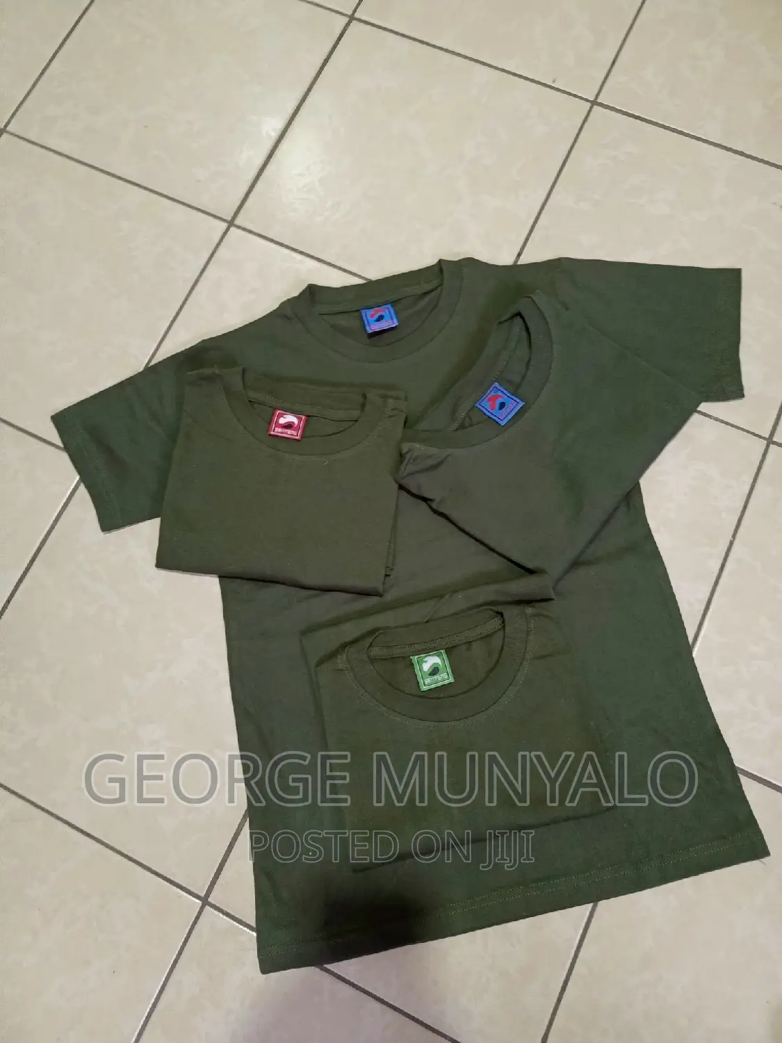 Round Neck Jungle Green T-Shirts