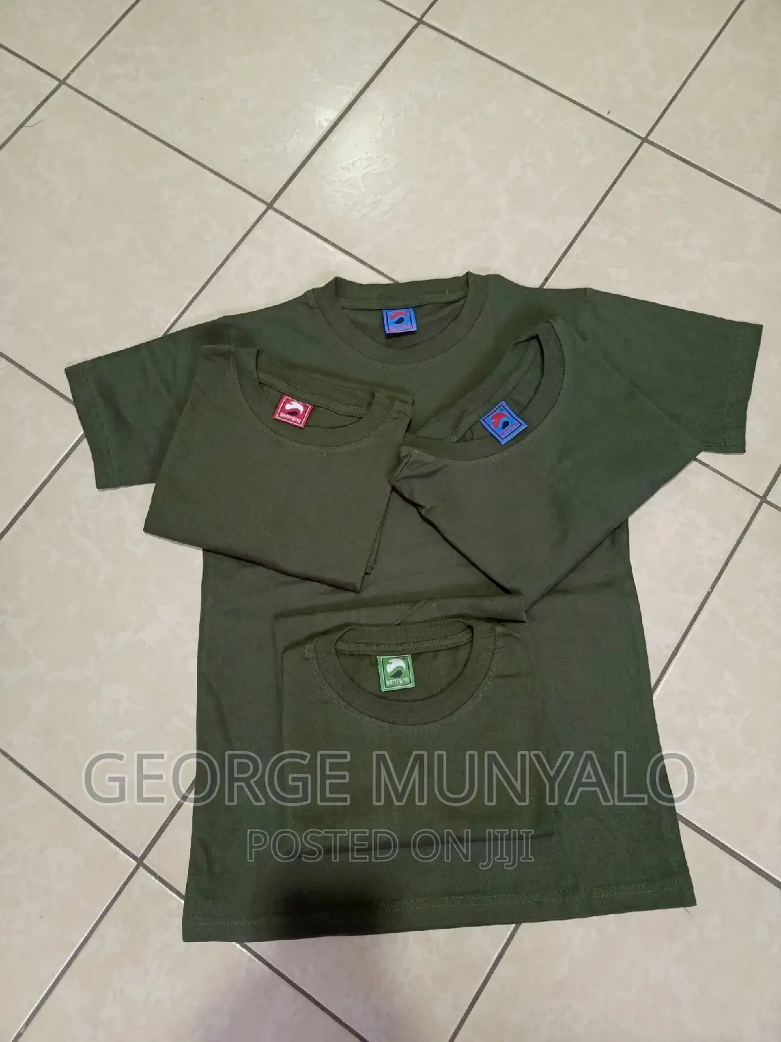 Round Neck Jungle Green T-Shirts