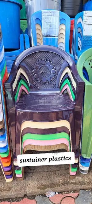 Assorted Colours Plastic Chairs