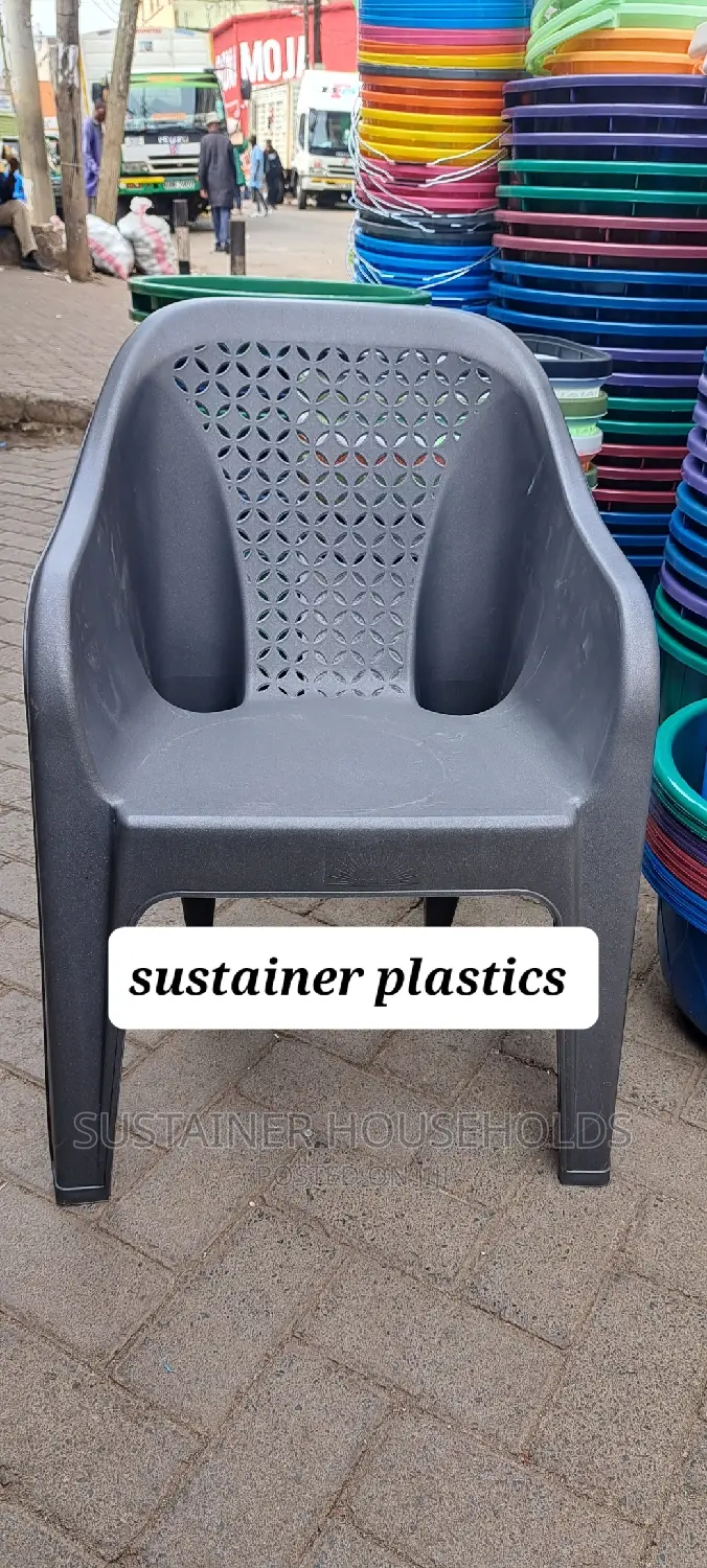 Dark Grey Plastic Chairs