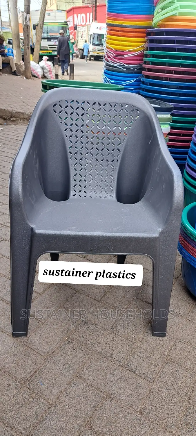 Dark Grey Plastic Chairs
