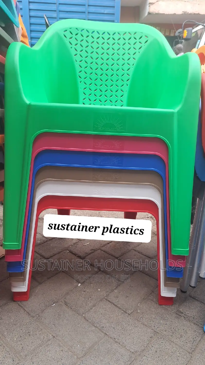 Assorted Colours Premium Plastic Chairs