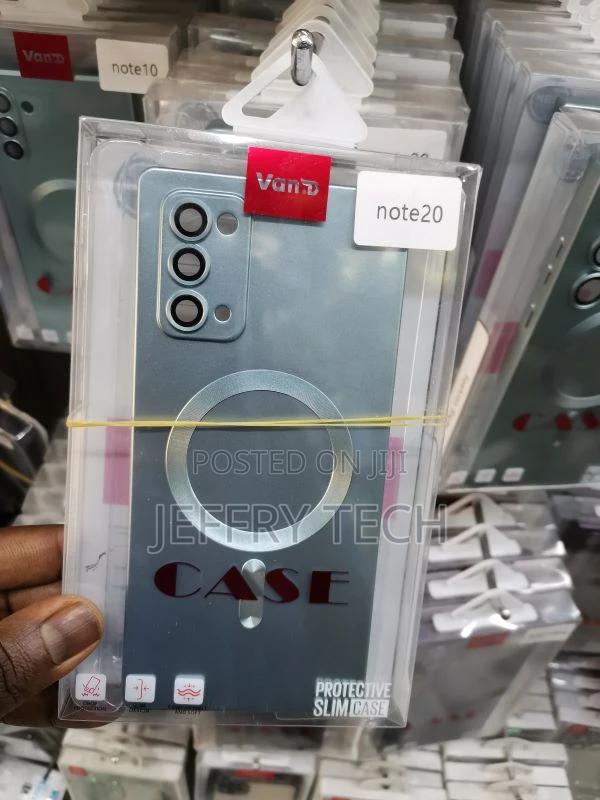 Luxury Magsafe Samsung Note 20 Silicone Back Cover - main view