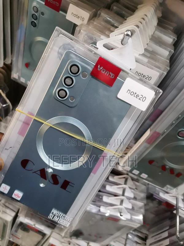 Luxury Magsafe Samsung Note 20 Silicone Back Cover - thumbnail 3