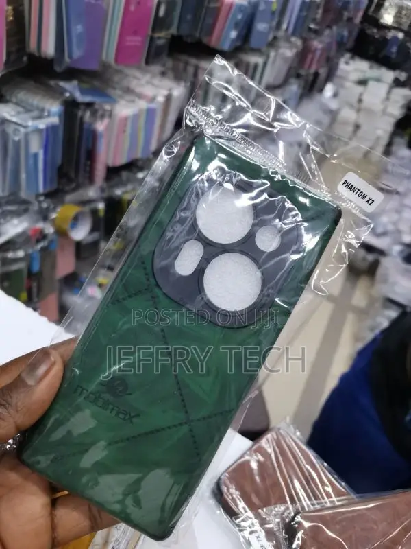 Leather Back Case for Tecno Phantom X2