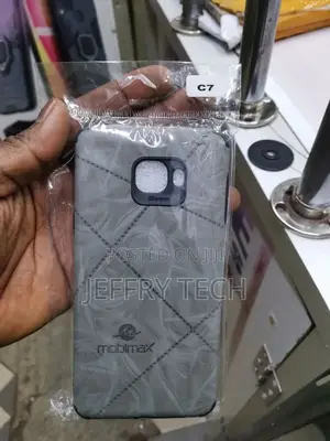 Samsung Galaxy C7 Pro Phone Cases Splicing Leather Canvas