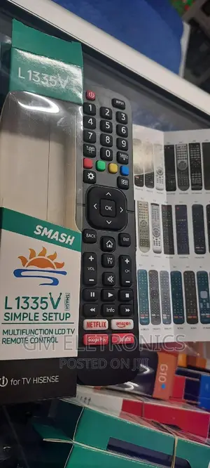 Universal Hisense Smart TV Replacement Remote Available.