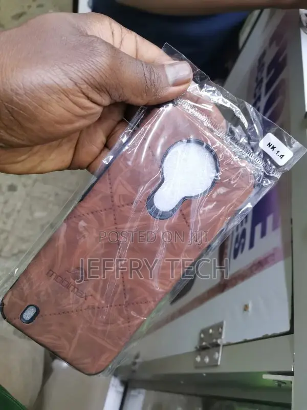 Compatible With Nokia 1.4 Case Back Cover Emboss Leather