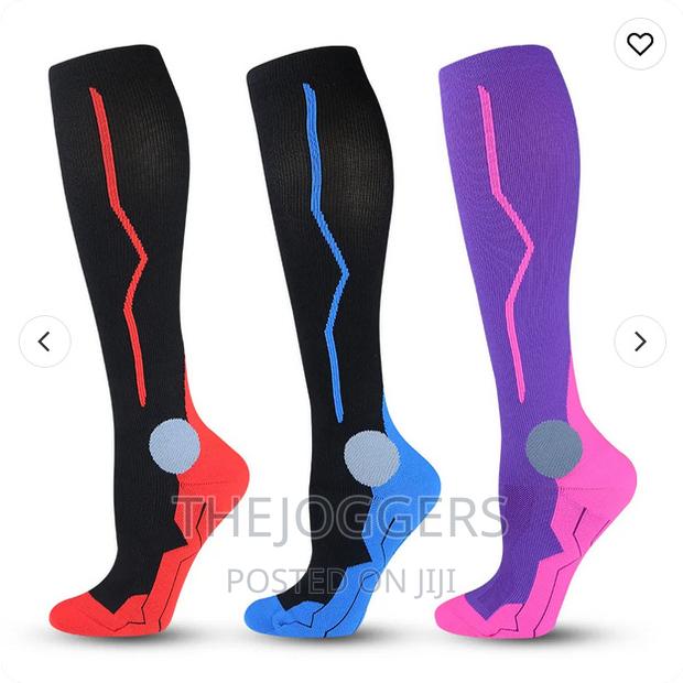 High Quality Compression Socks (20-30mmhg) Running,Travel - thumbnail 2