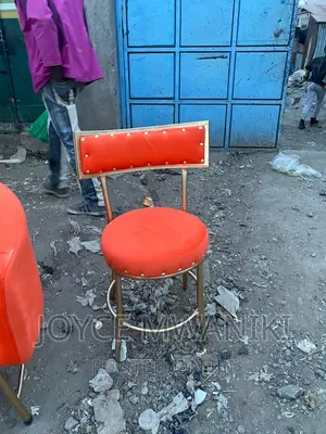 Manicure Seat, Orange Colour.