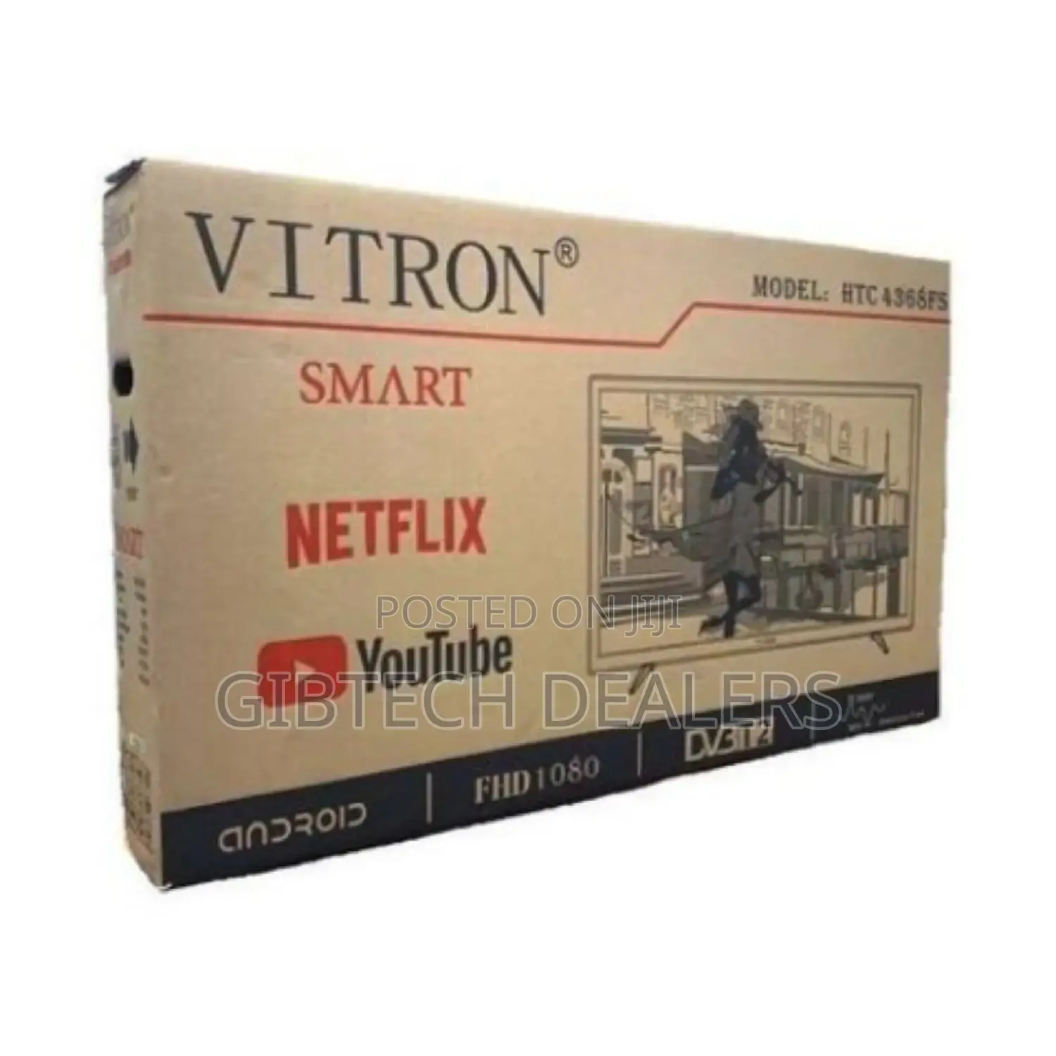 Vitron 43" Smart Android Frameless Tv