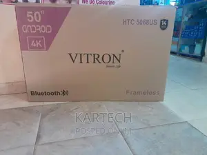 Vitron 50" Inches Uhd Frameless Smart Tv