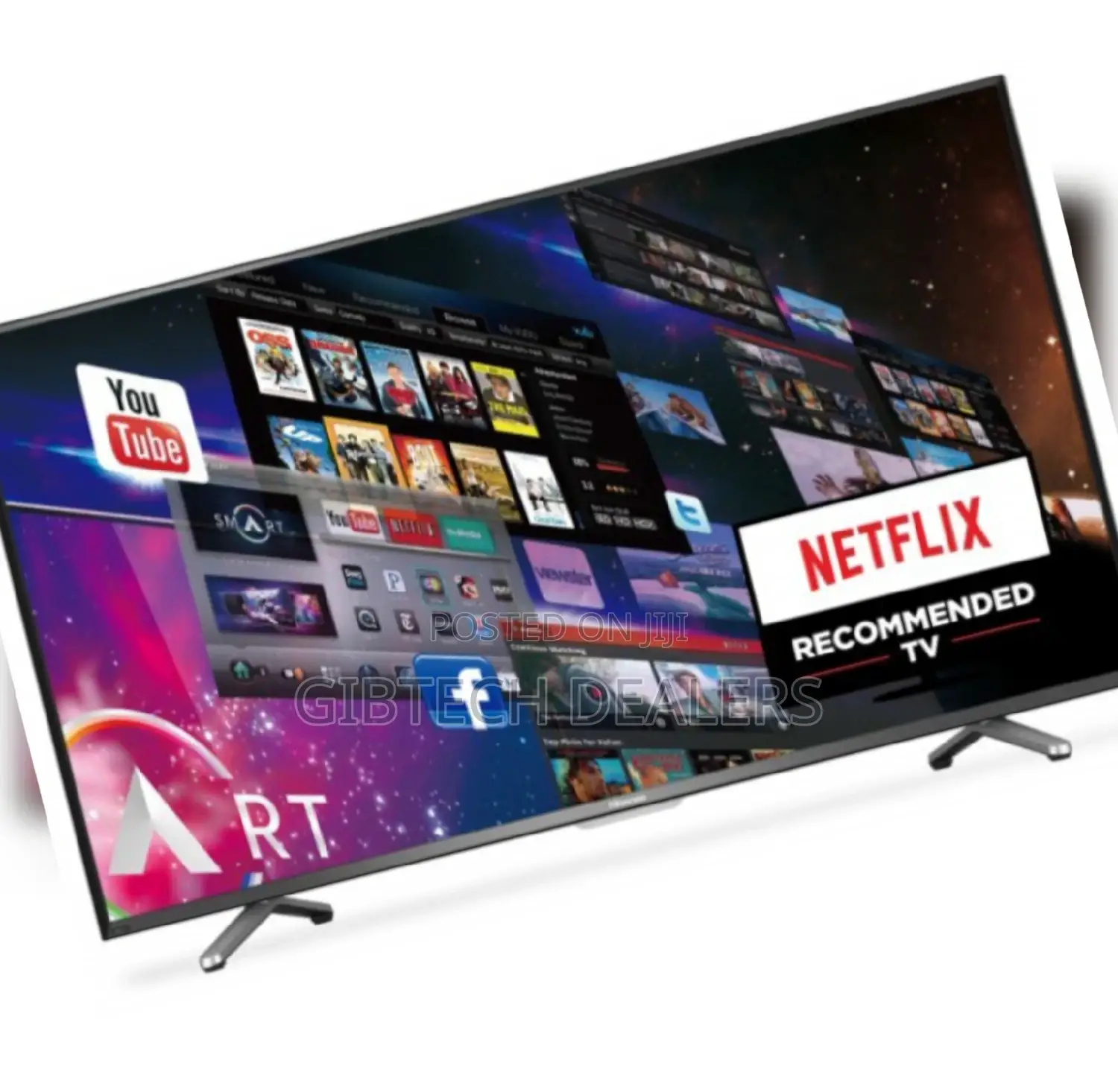 Vitron 43 Inch Frameless Smart Tv