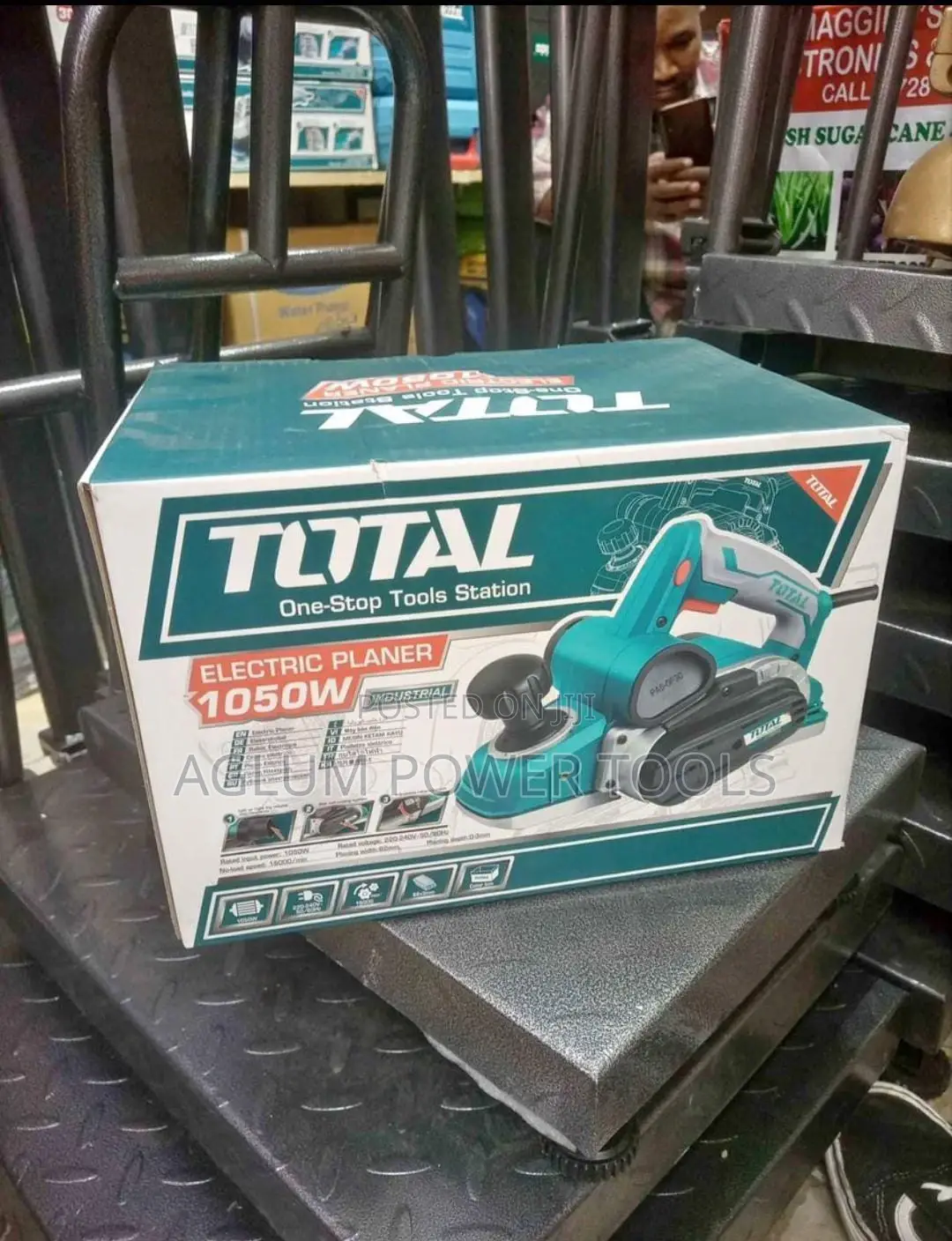 Electric Planer 1050W Total Wood Working Finishing Machine