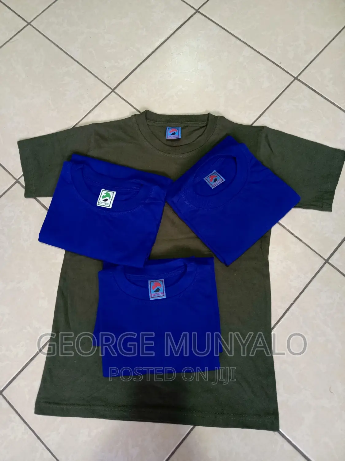 Royal Blue Unisex Plain T-shirts