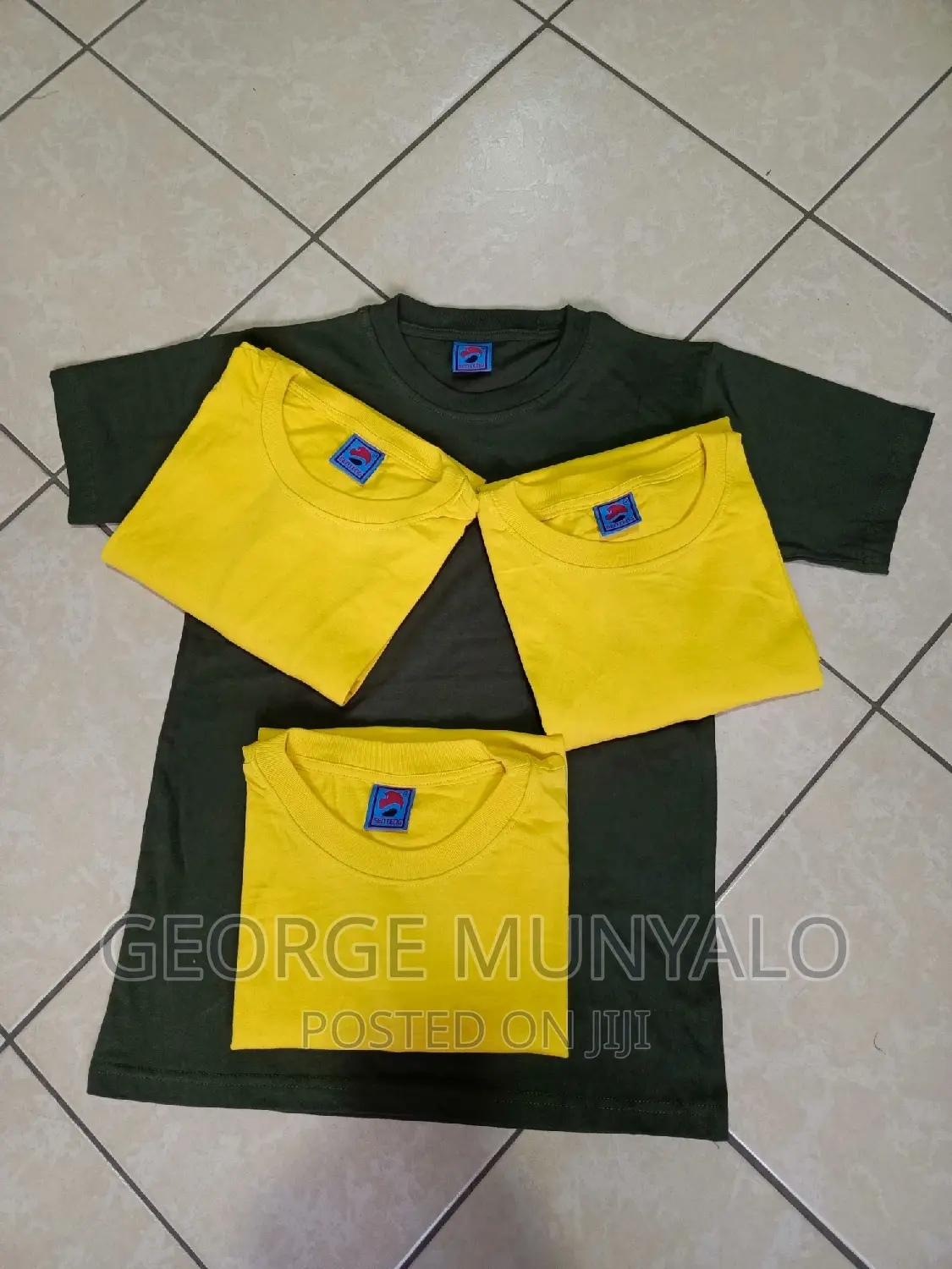 Yellow Cotton T-shirts