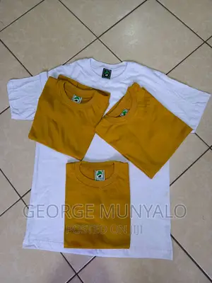 Golden Yellow Cotton T-Shirts, Unisex T-Shirts