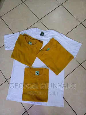 Golden Yellow Cotton T-Shirts, Unisex T-Shirts