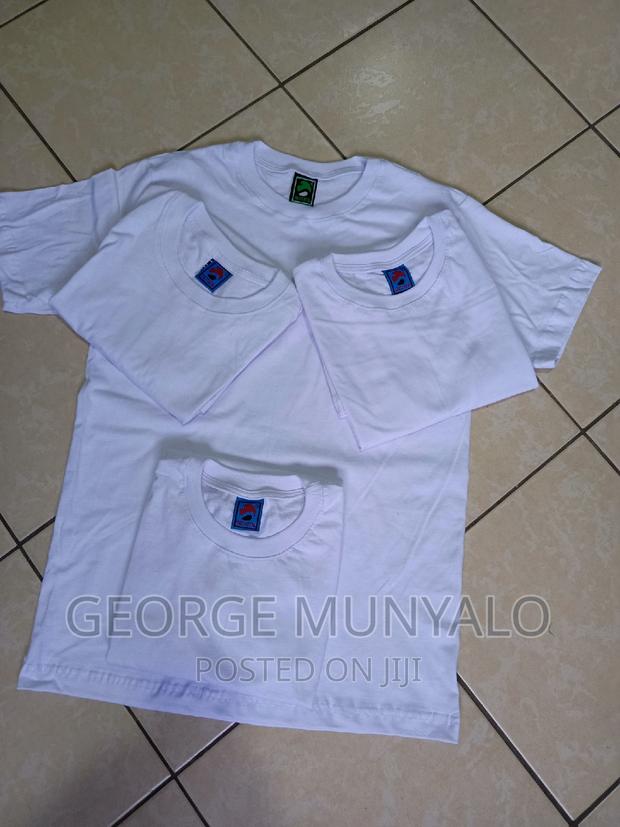 Pure White Plain T-Shirts