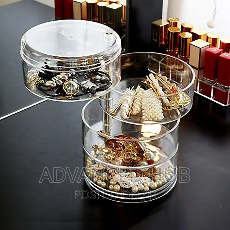 5 Layers Acrylic Rotating Jewellery Organizer