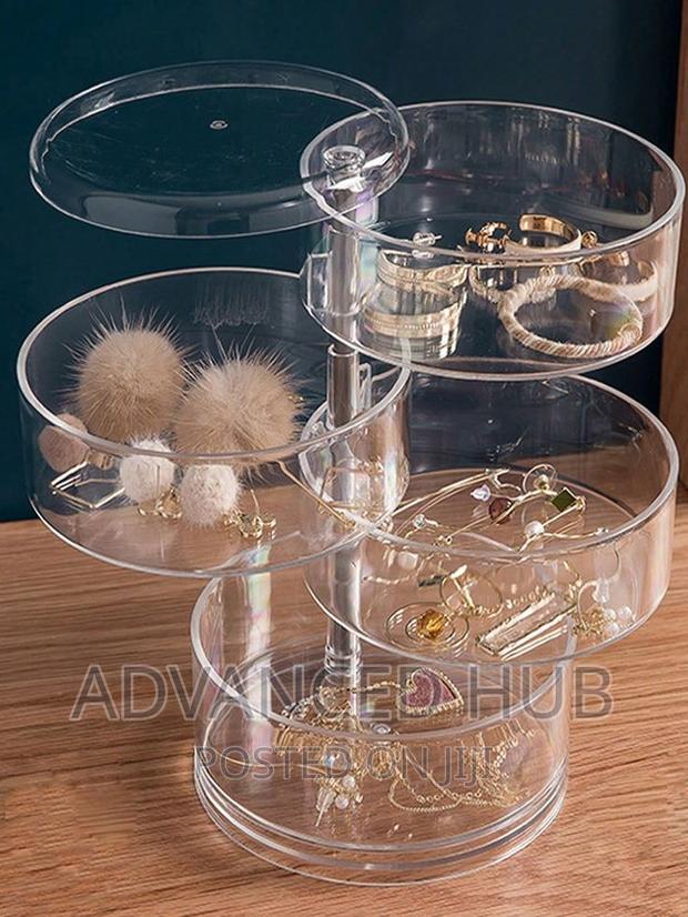 5 Layers Acrylic Rotating Jewellery Organizer - thumbnail 4