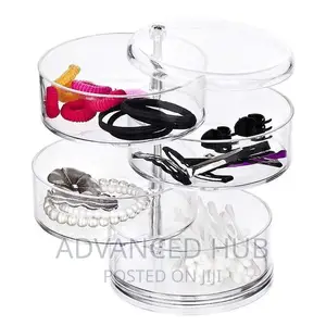 5 Layers Acrylic Rotating Jewellery Organizer