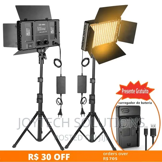 Pro Led : Pro Led 800plus With Tripod and Two Batteries