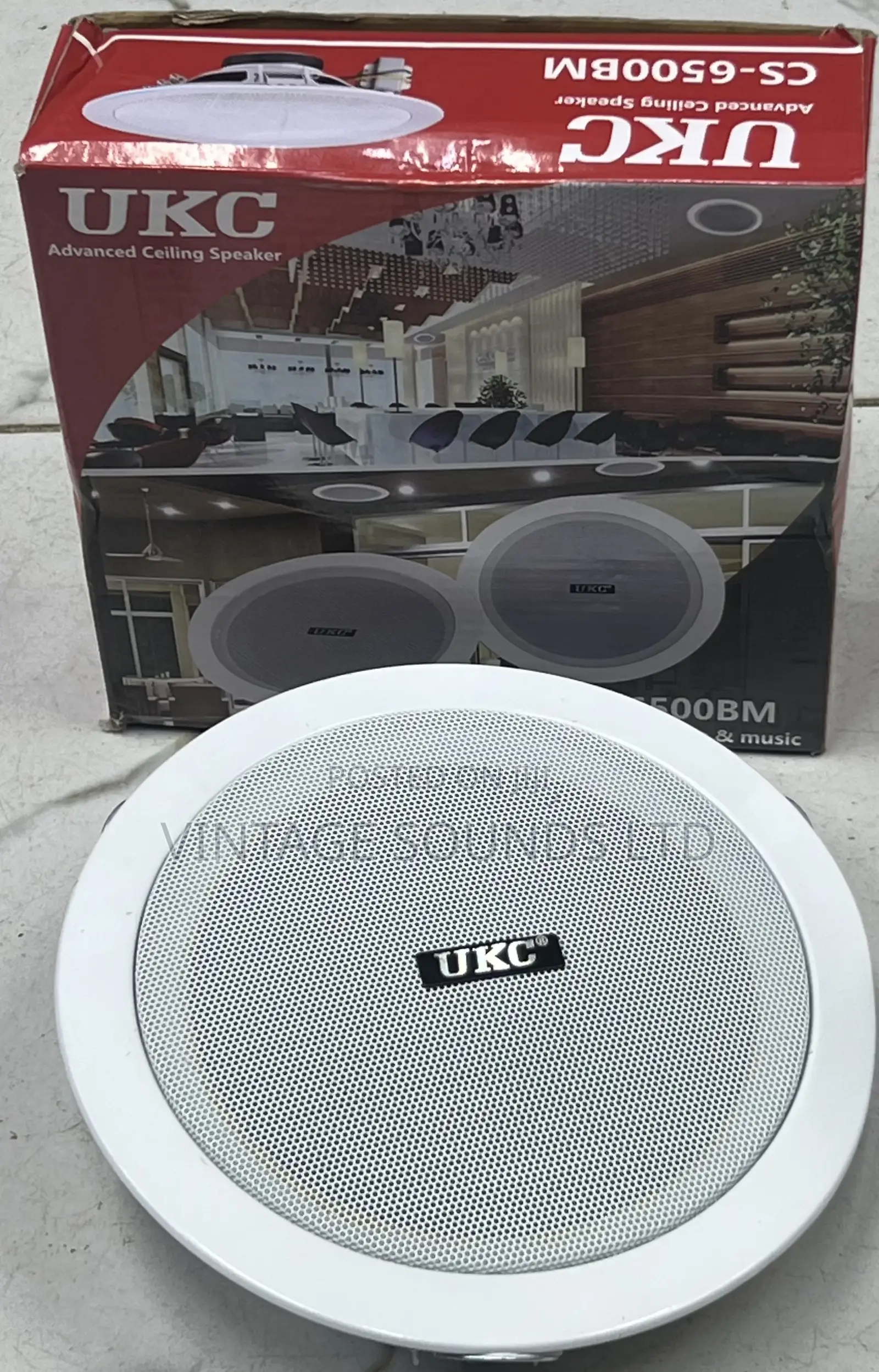 UKC Advanced Ceiling Speaker CS-6500BM 6inches
