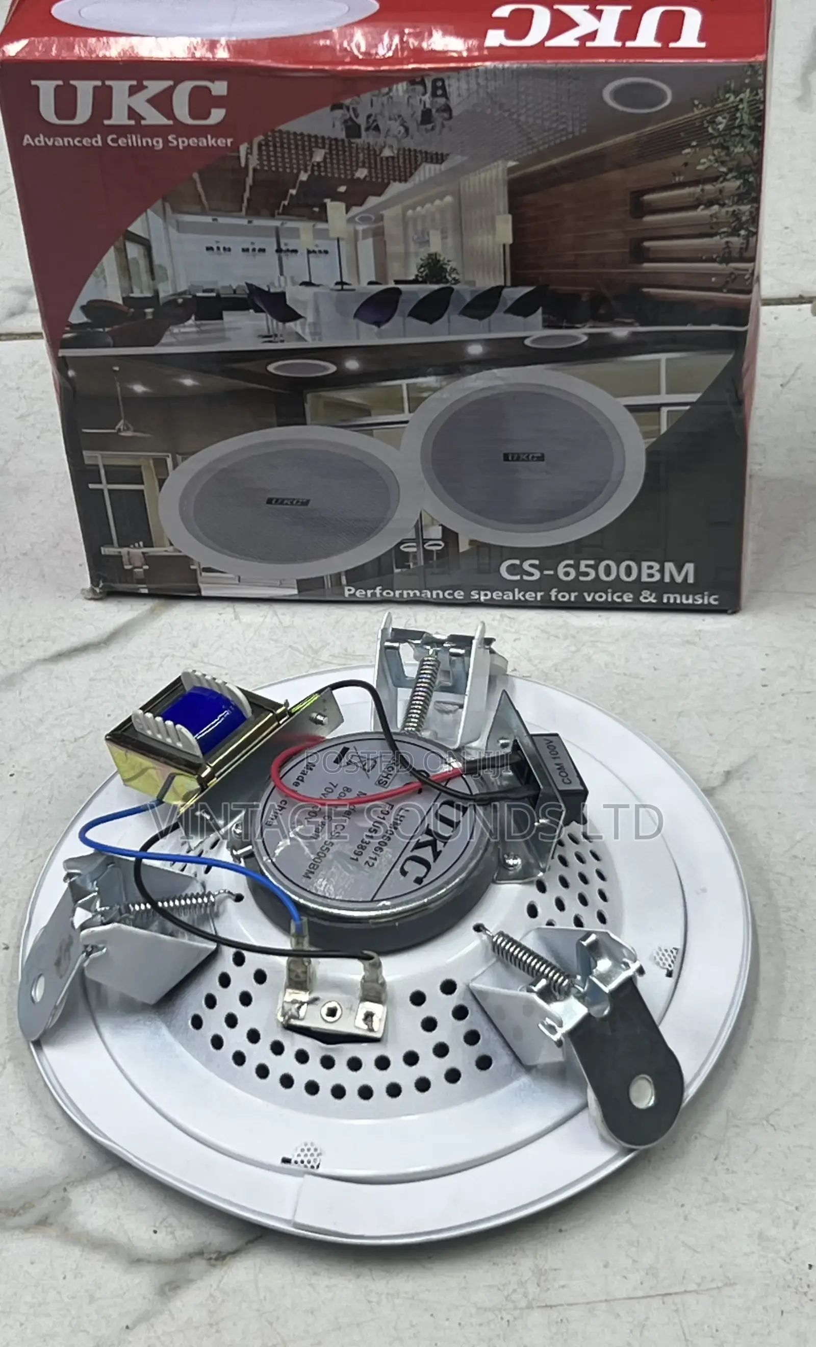 UKC CS-6500BM Ceiling Speaker 6-Inches