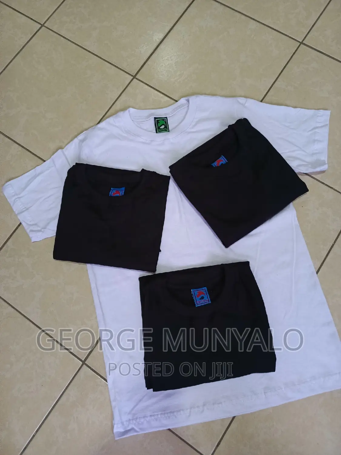 Black Unisex Plain T-Shirts, Round Neck T-Shirts