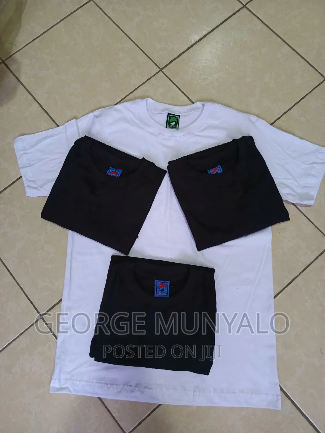 Black Unisex Plain T-Shirts, Round Neck T-Shirts