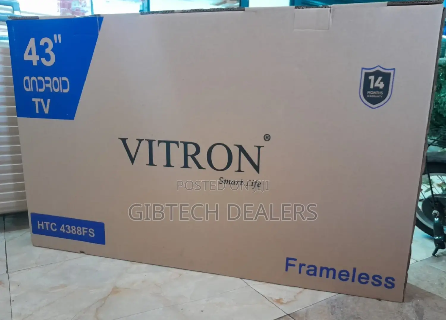43 Inch Vitron Frameless Smart Android Tv
