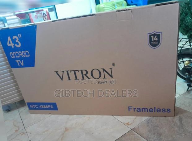 43" Vitron Smart Android Frameless Tv - main view