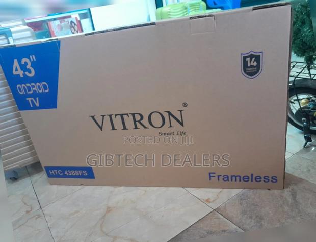 43 Inch Vitron Smart Android Frameless Tv