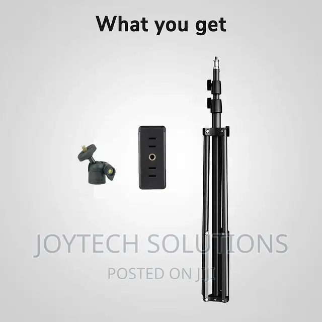 Phone Tripod Stand, 2.1 Meters High With Phone Holders