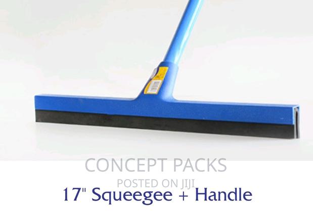 17" Floor Squeegee With Handle - thumbnail 2