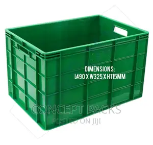 Green Kenpoly Polystack Plastic Crate 360