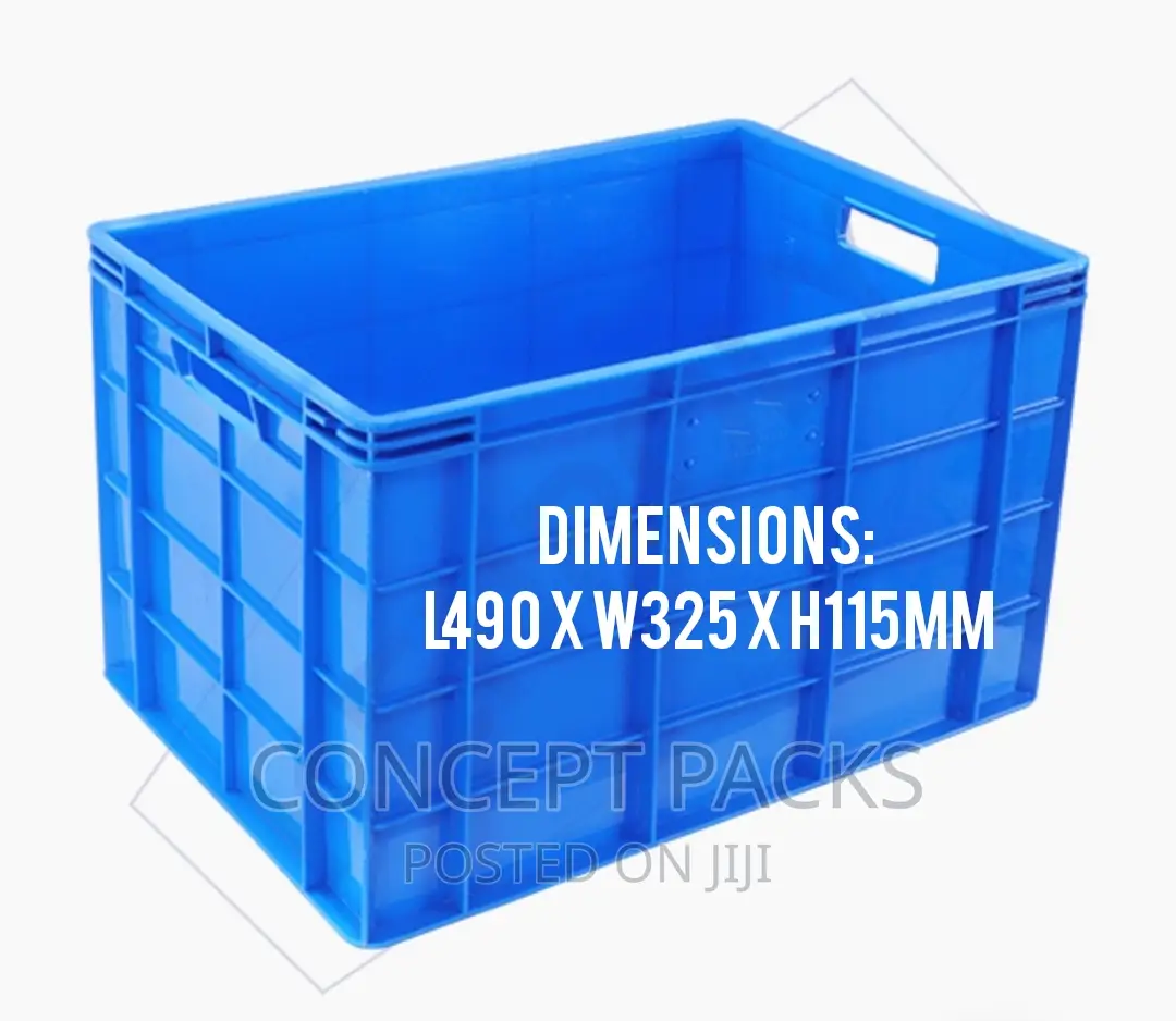Blue Kenpoly Polystack Plastic Crate 360