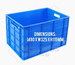 Blue Kenpoly Polystack Plastic Crate 360