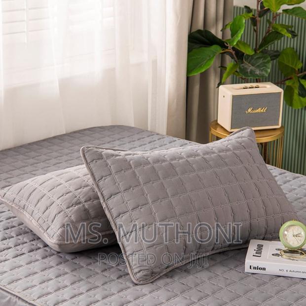 2 Quilted Water Proof Pillow Protectors - thumbnail 3