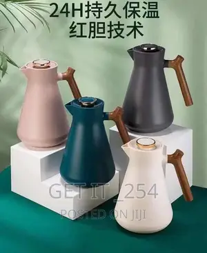 Wooden Handle Vacuum Flask