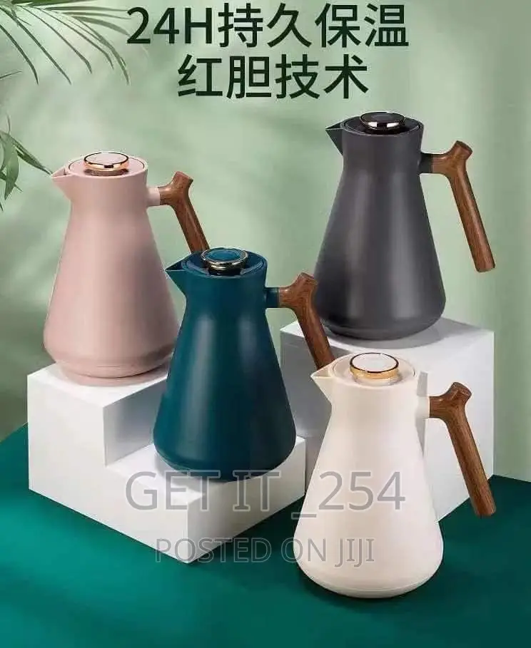 Wooden Handle Vacuum Flask